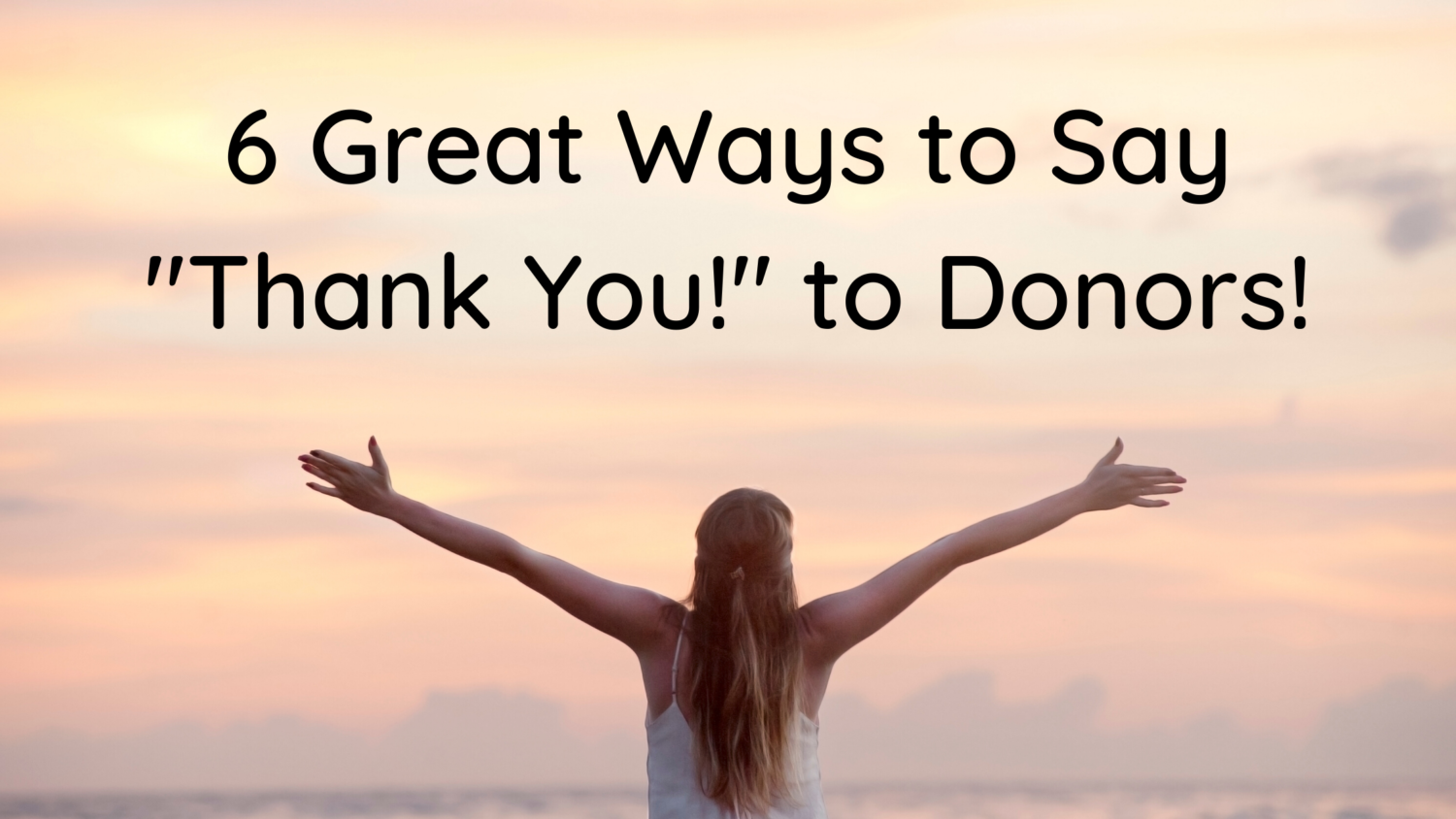 6 Great Ways To Say Thank You To Your Donors Peterson Media Design